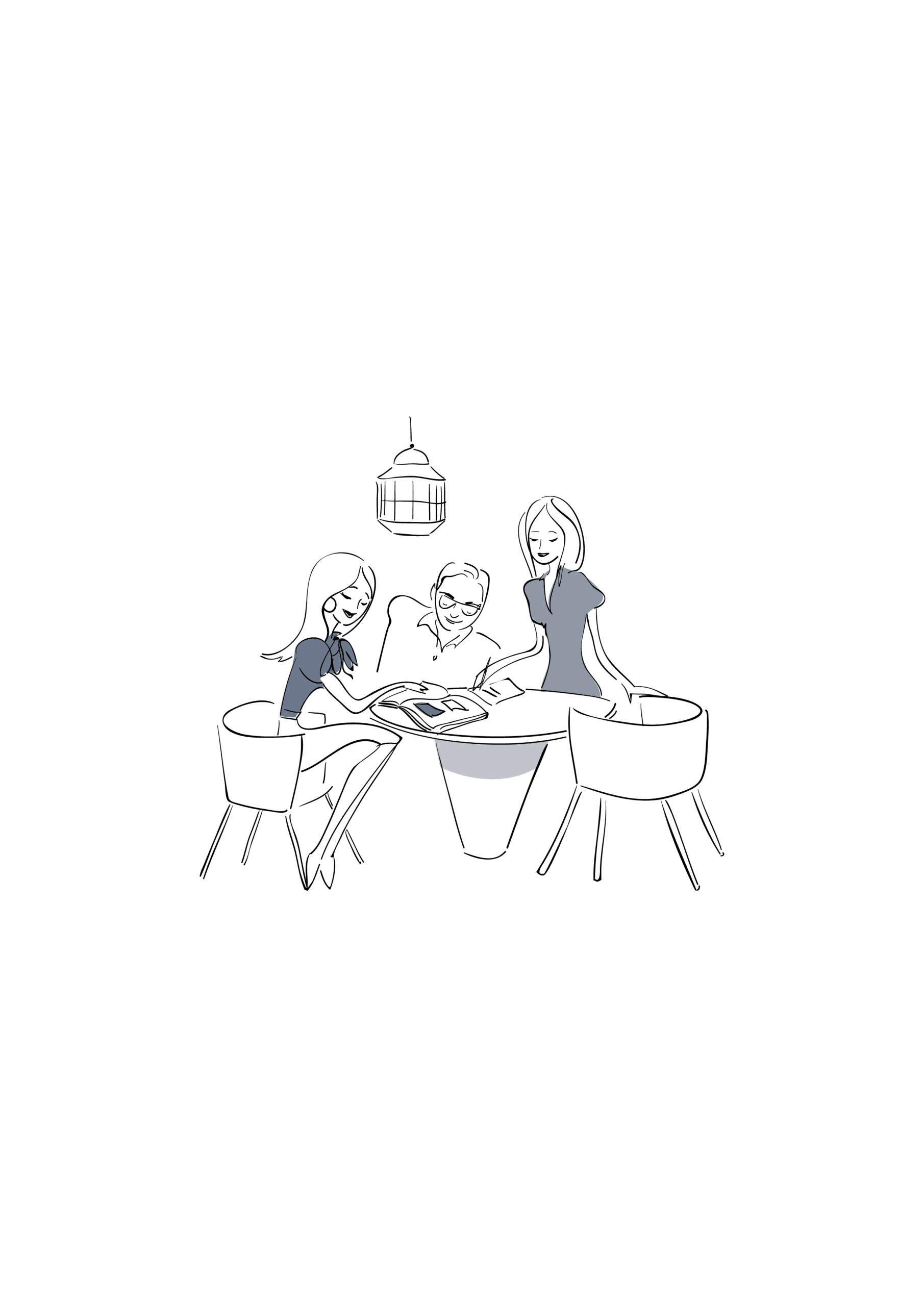Illustration kompetente Beratung bei RANKL Sonnenschutz
